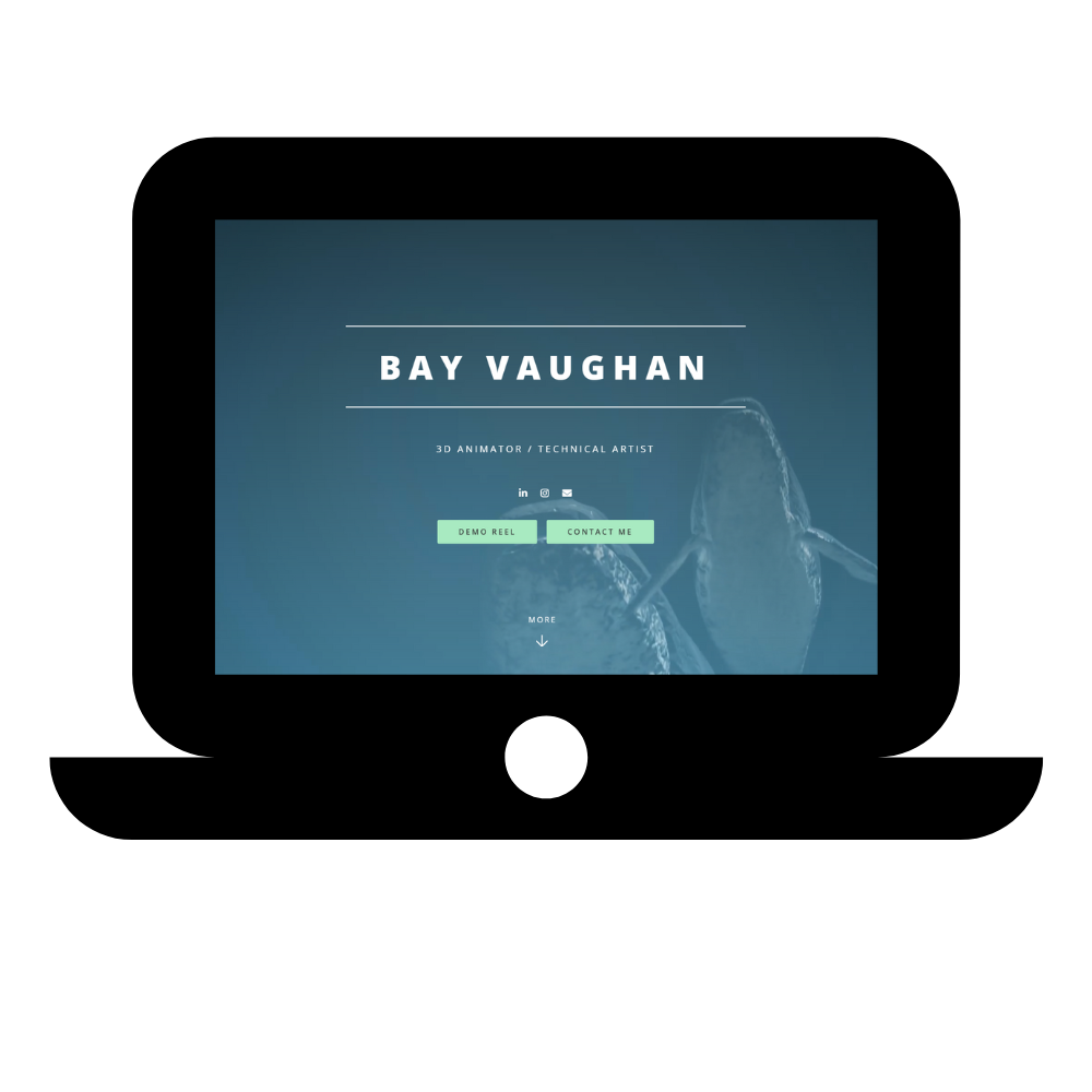 Bay Vaughan portfolio webpage